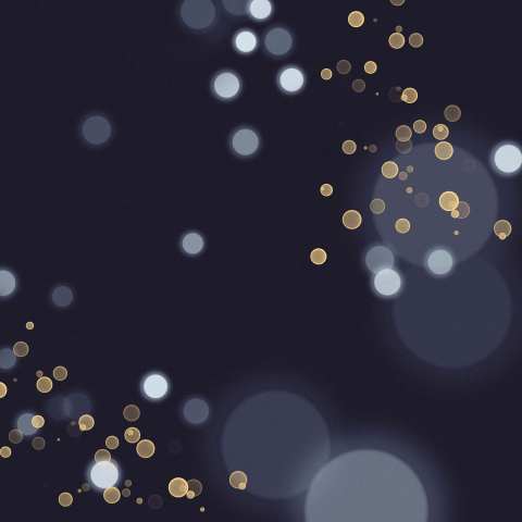 Feestelijke kerstkaart bubbels glitter effect