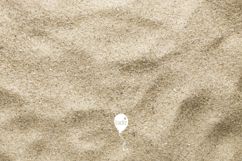 Kaart zelf ontwerpen zand strand
