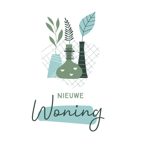 nieuwe woning Felicitatiekaarten