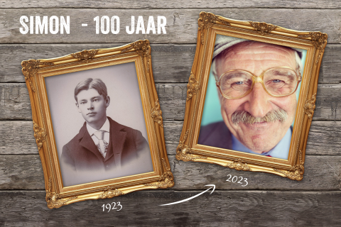 Verjaardag uitnodiging 100 jaar fotos toen nu