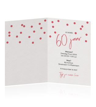 Nieuw Grappige uitnodiging 60 jaar verjaardag wijn proeven AY-85