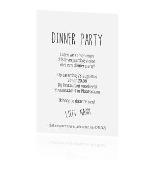 Verrassend Grappige uitnodiging verjaardag taco bout my party UU-35